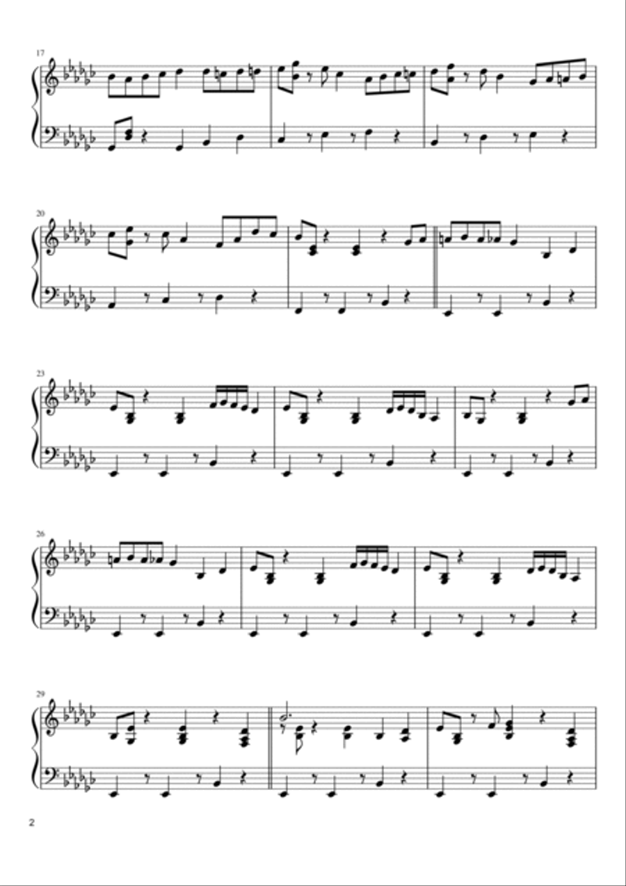 Take Five Piano Solo scores gallery preview page 2