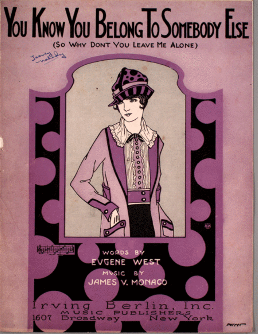 You Know You Belong To Somebody Else (So Why Don't You Leave Me Alone) Voice scores gallery preview page 1