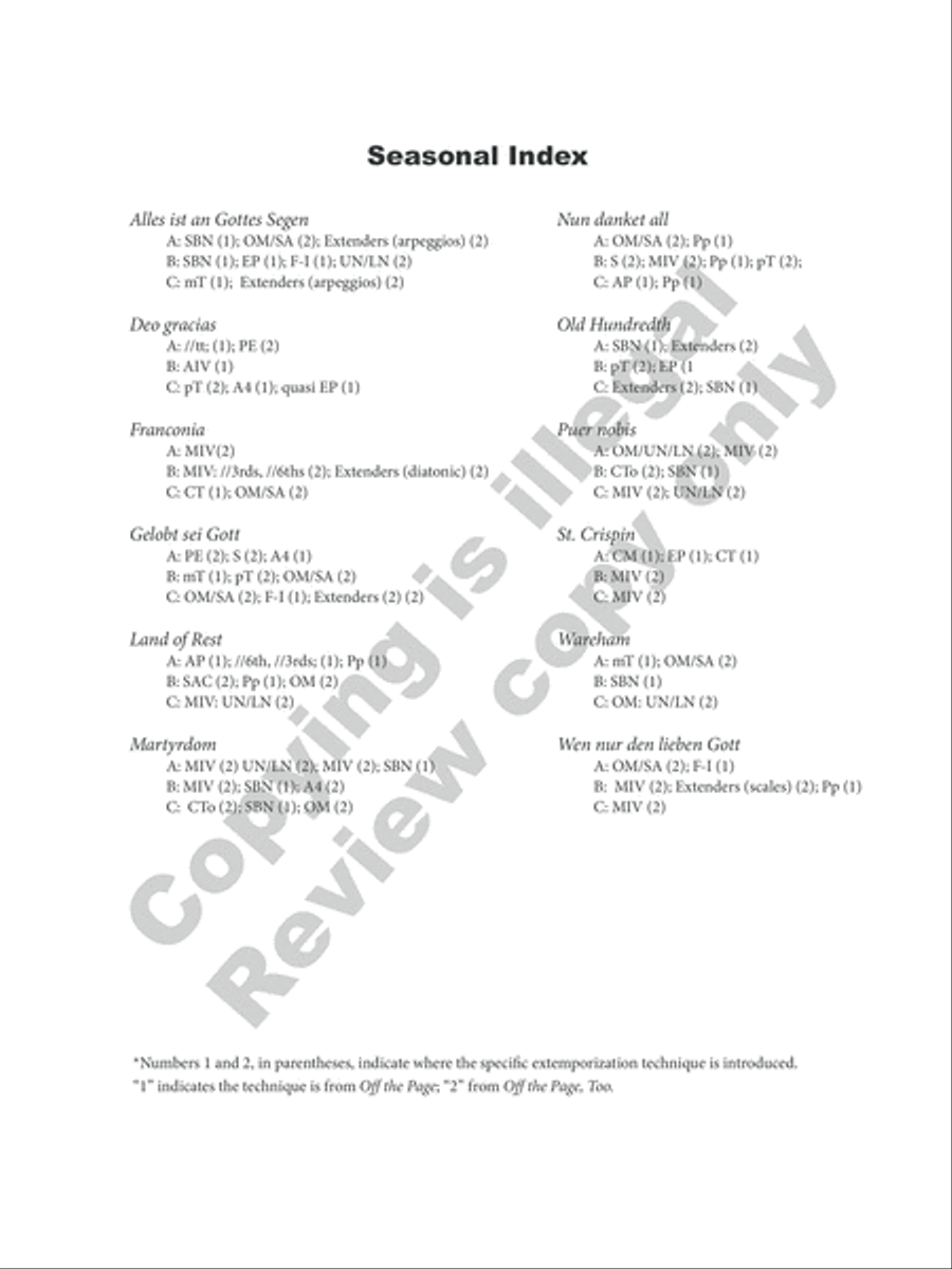 36 Flexible Hymn-Based Extemporizations Organ scores gallery preview page 63