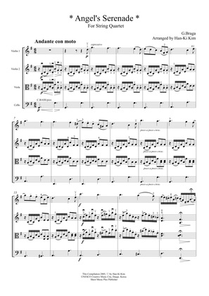 Angel's serenade (For String Quartet)
