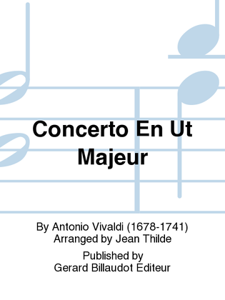Concerto En Ut Majeur