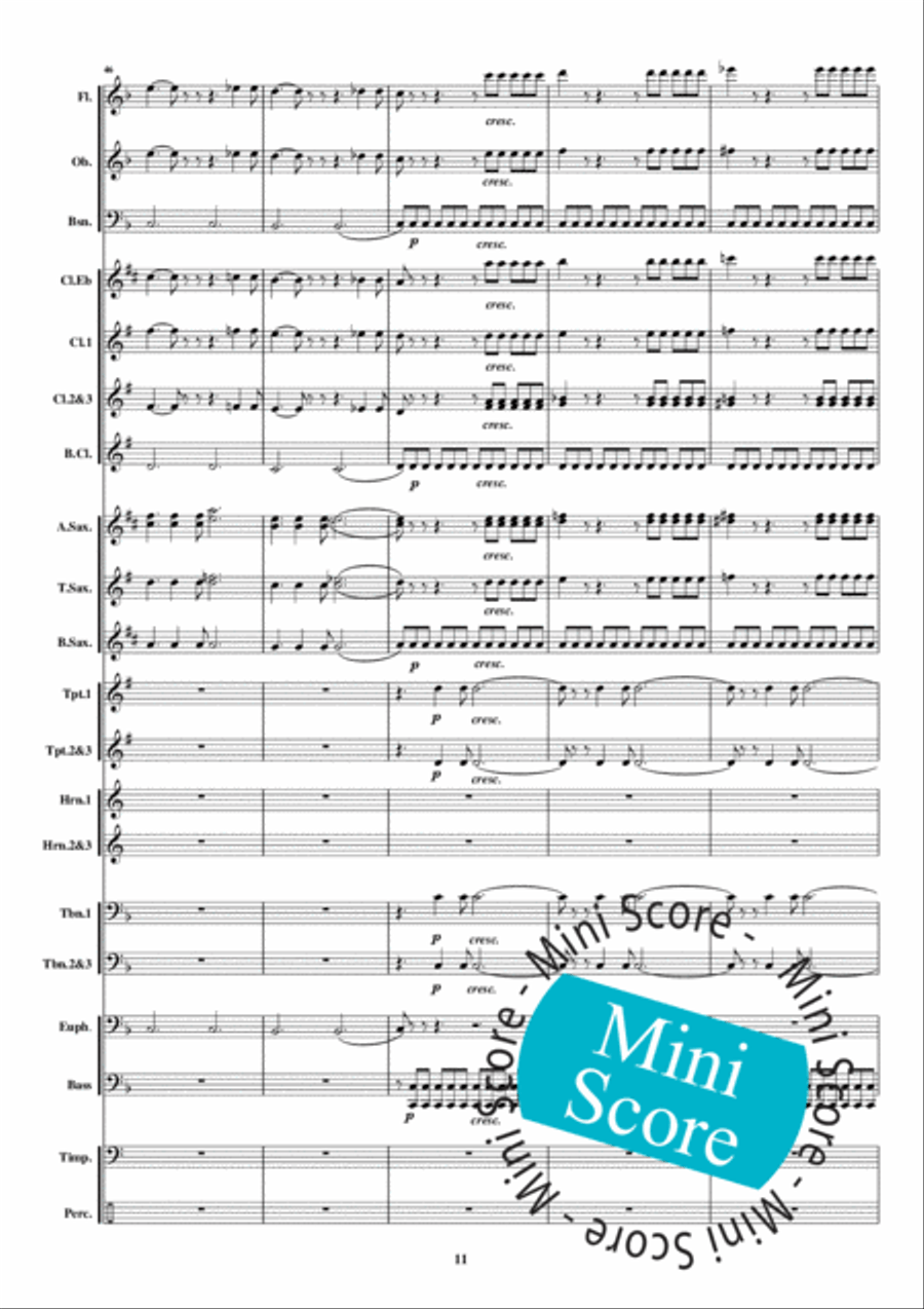 Regina Coeli Concert Band scores gallery preview page 17