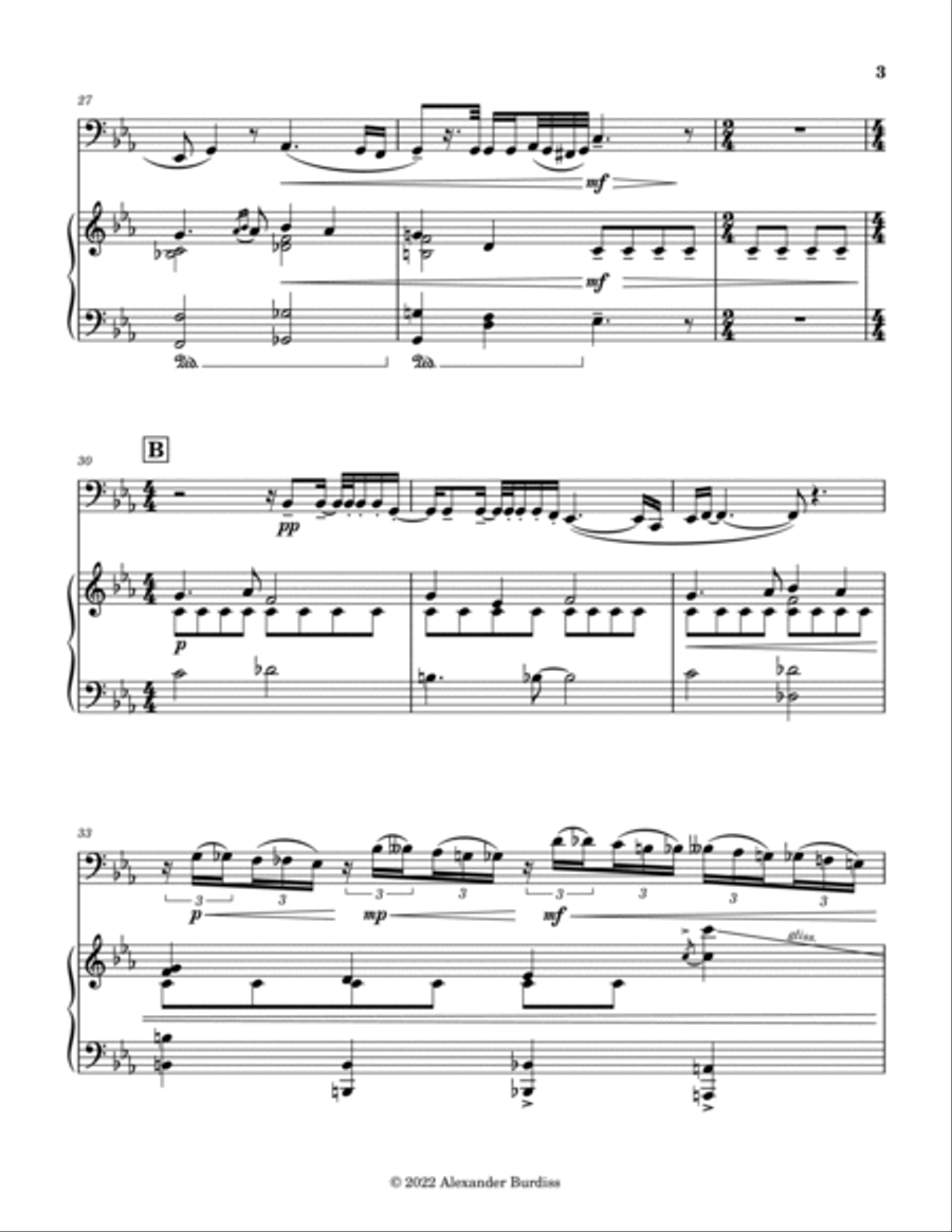 Too Much For Our Thirst (Tuba and Piano)