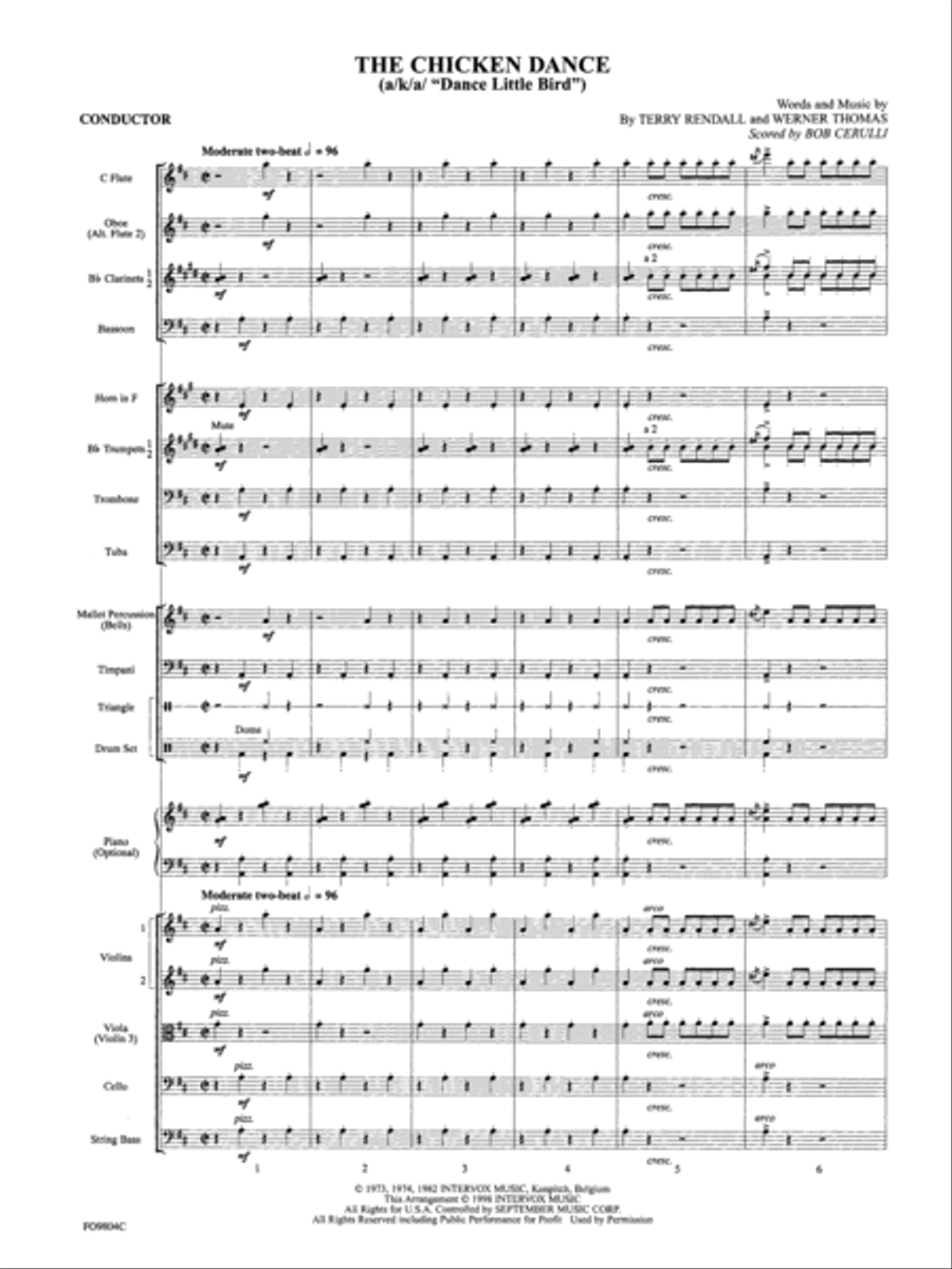 The Chicken Dance The Chicken Dance Full Orchestra scores gallery preview page 3