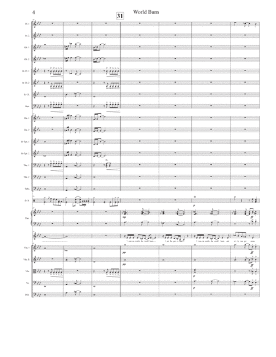 World Burn World Burn Full Orchestra scores gallery preview page 4
