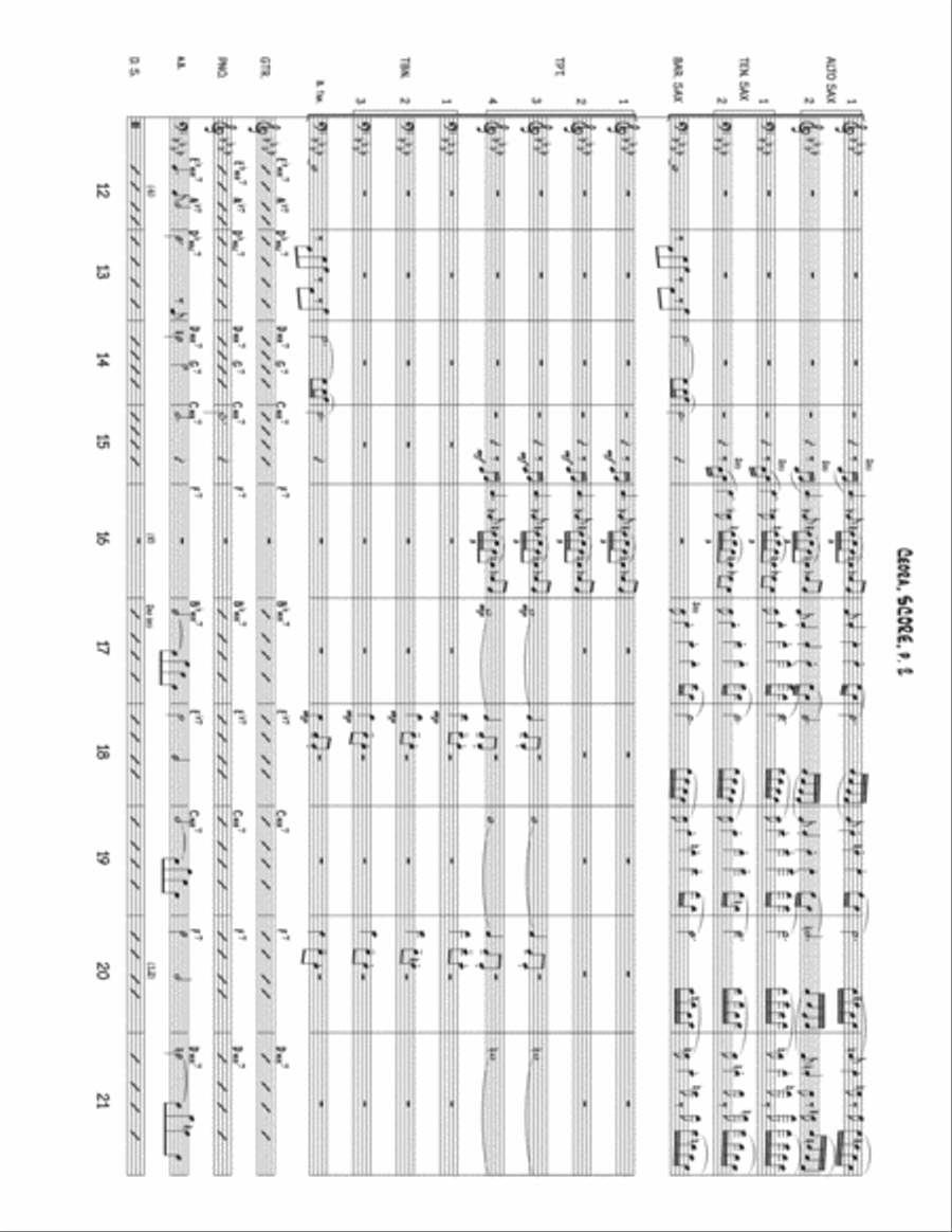 Ceora Jazz Ensemble scores gallery preview page 2
