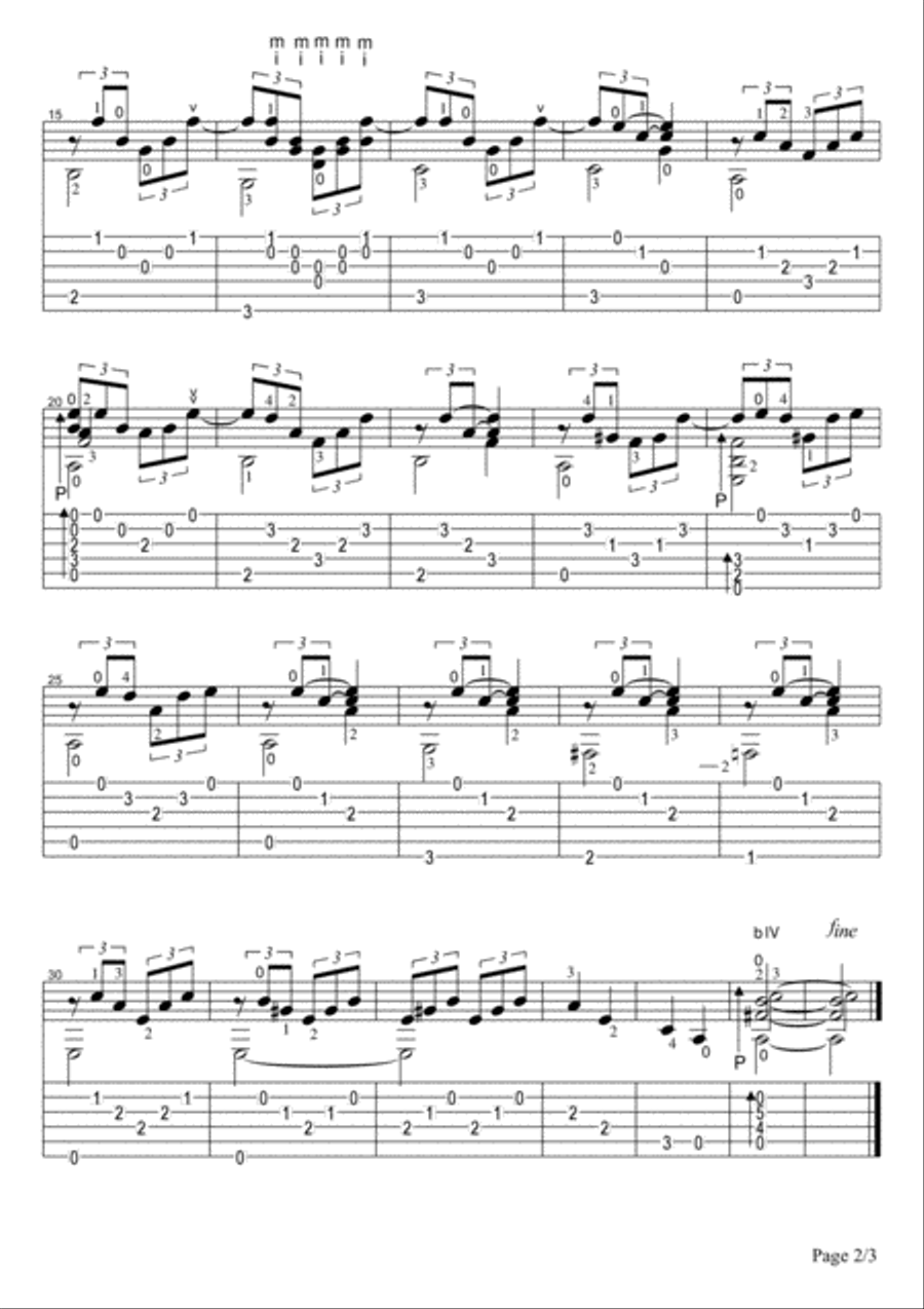 Lyrical musical piece 