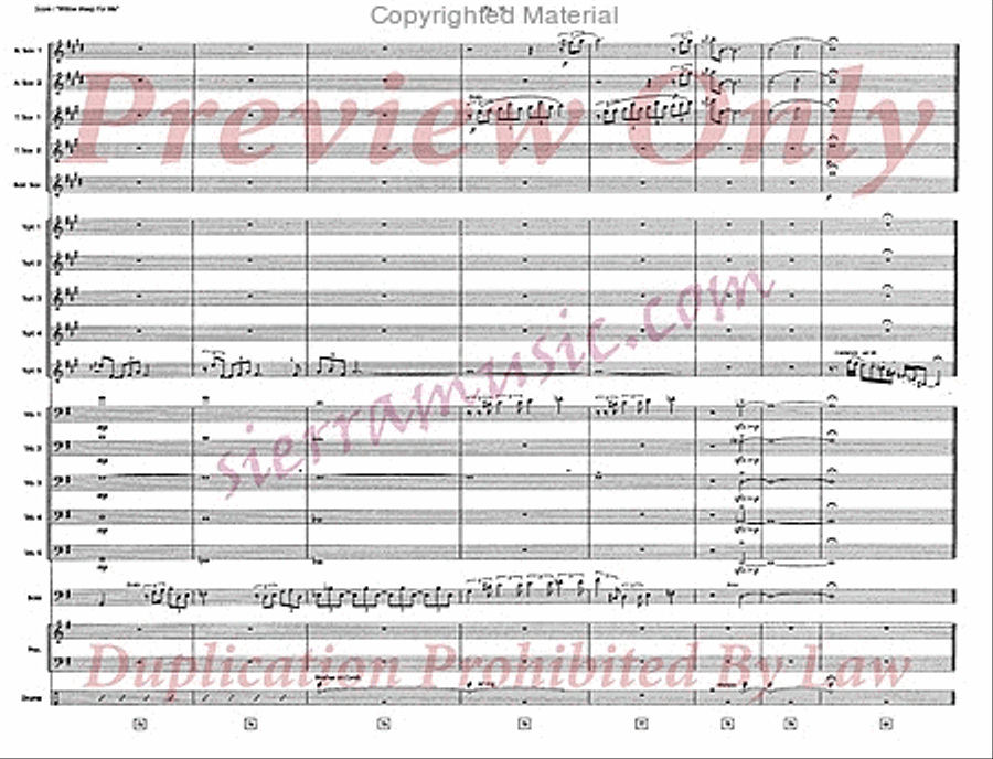 Willow Weep For Me Jazz Ensemble scores gallery preview page 11