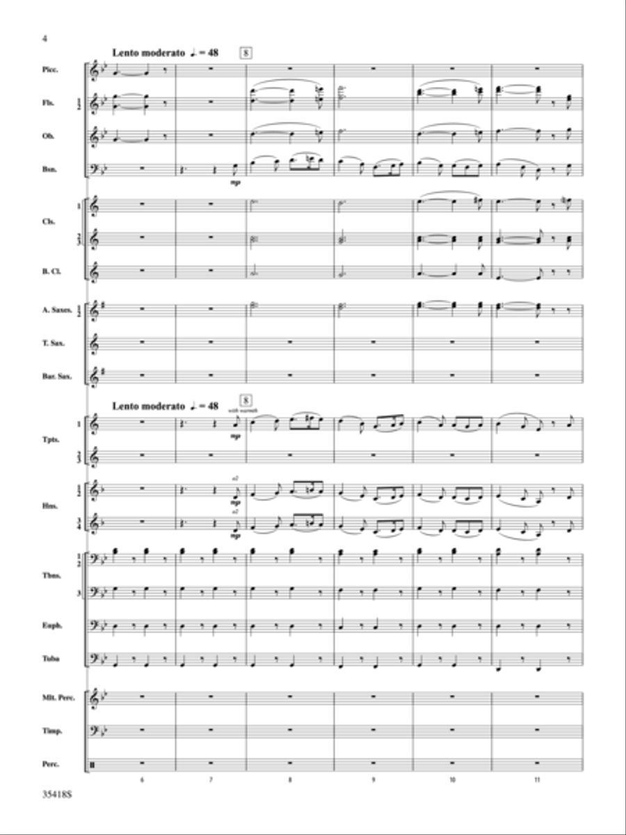 Fantasia on Greensleeves Fantasia on Greensleeves Concert Band scores gallery preview page 3