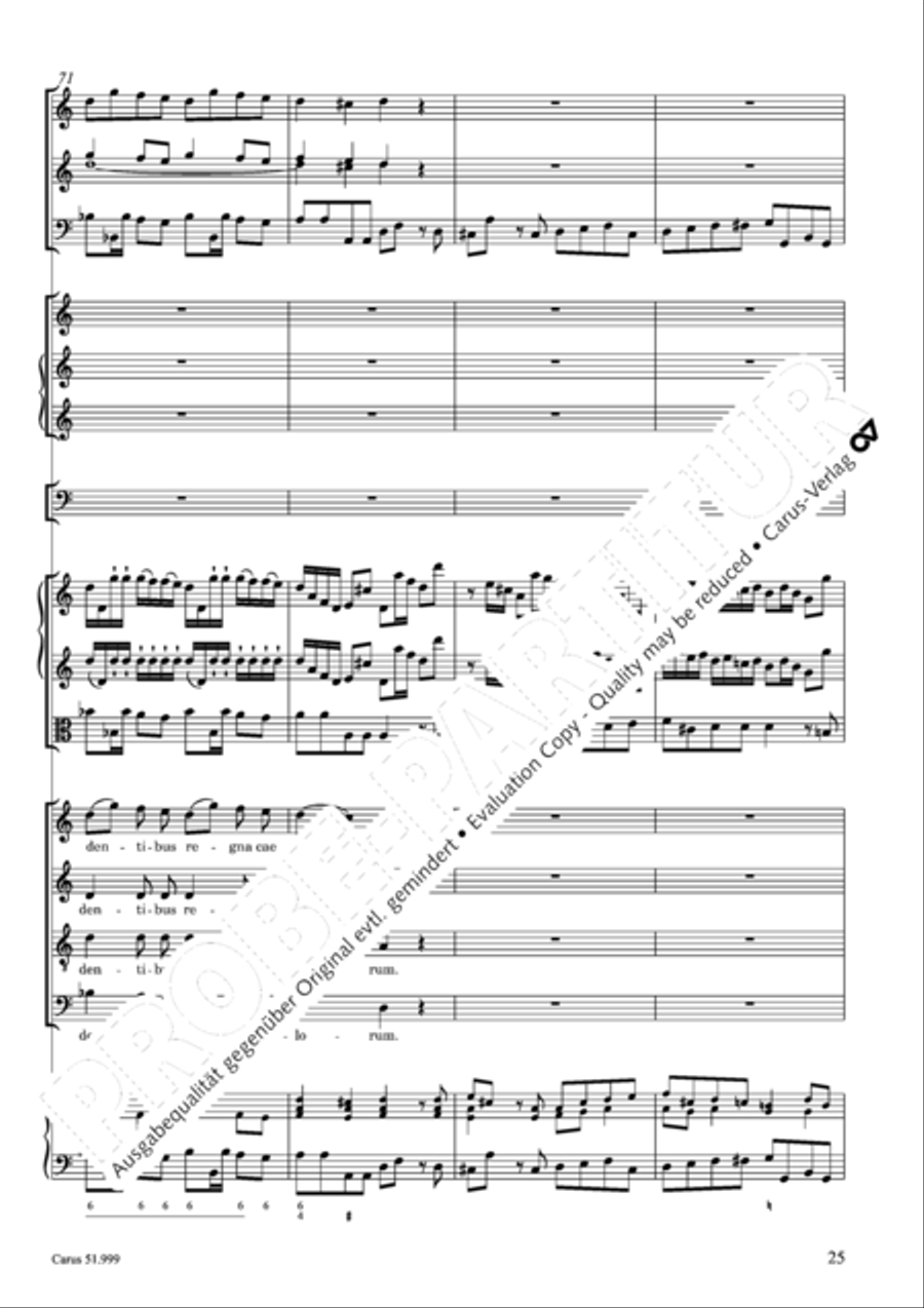 Te Deum Te Deum 4-Part scores gallery preview page 26