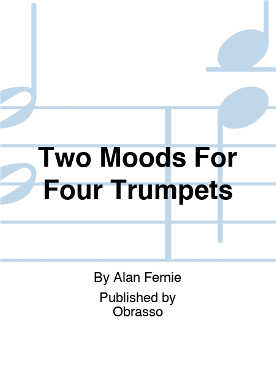 Two Moods For Four Trumpets Trumpet scores gallery preview page 1