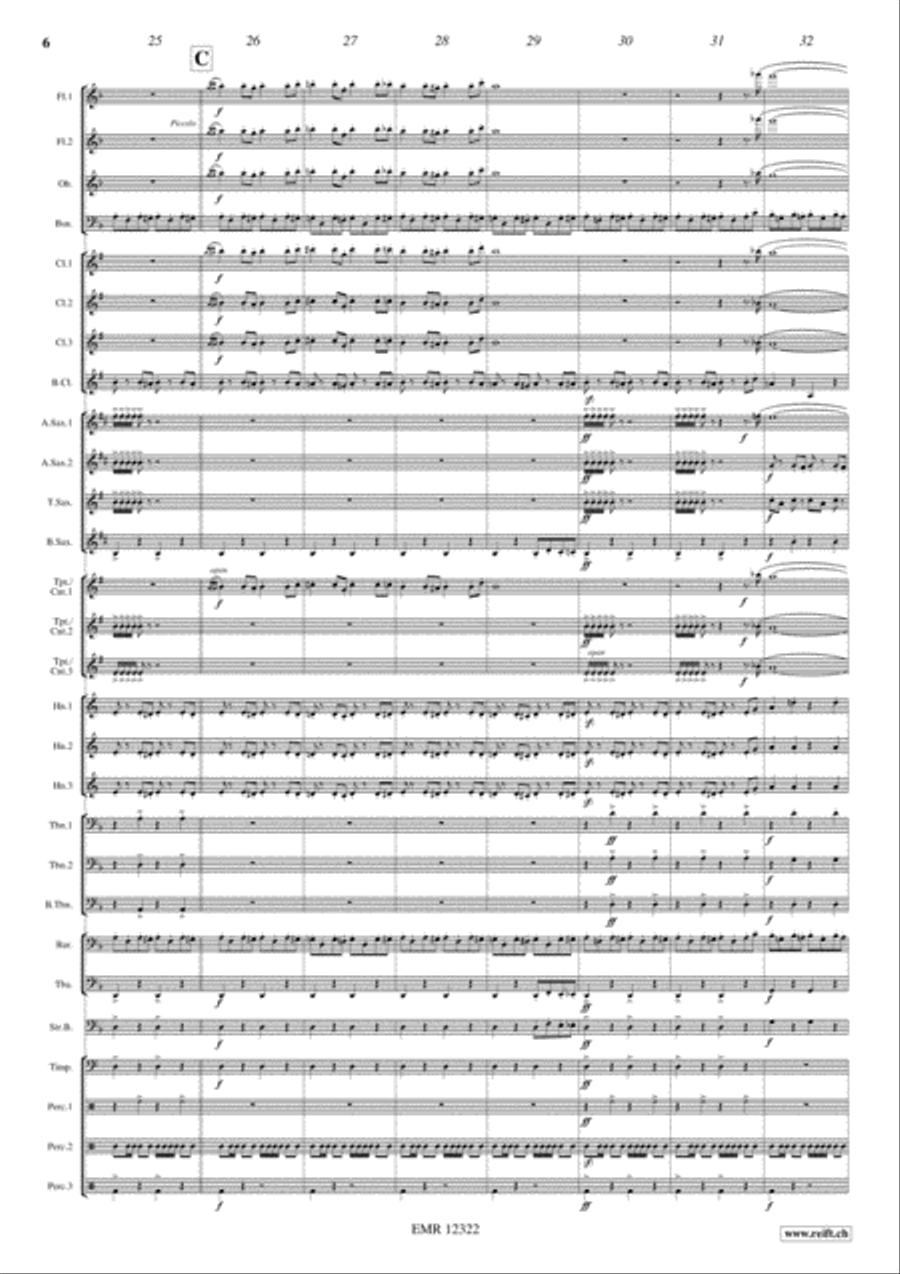 Sherlock Holmes Concert Band scores gallery preview page 6