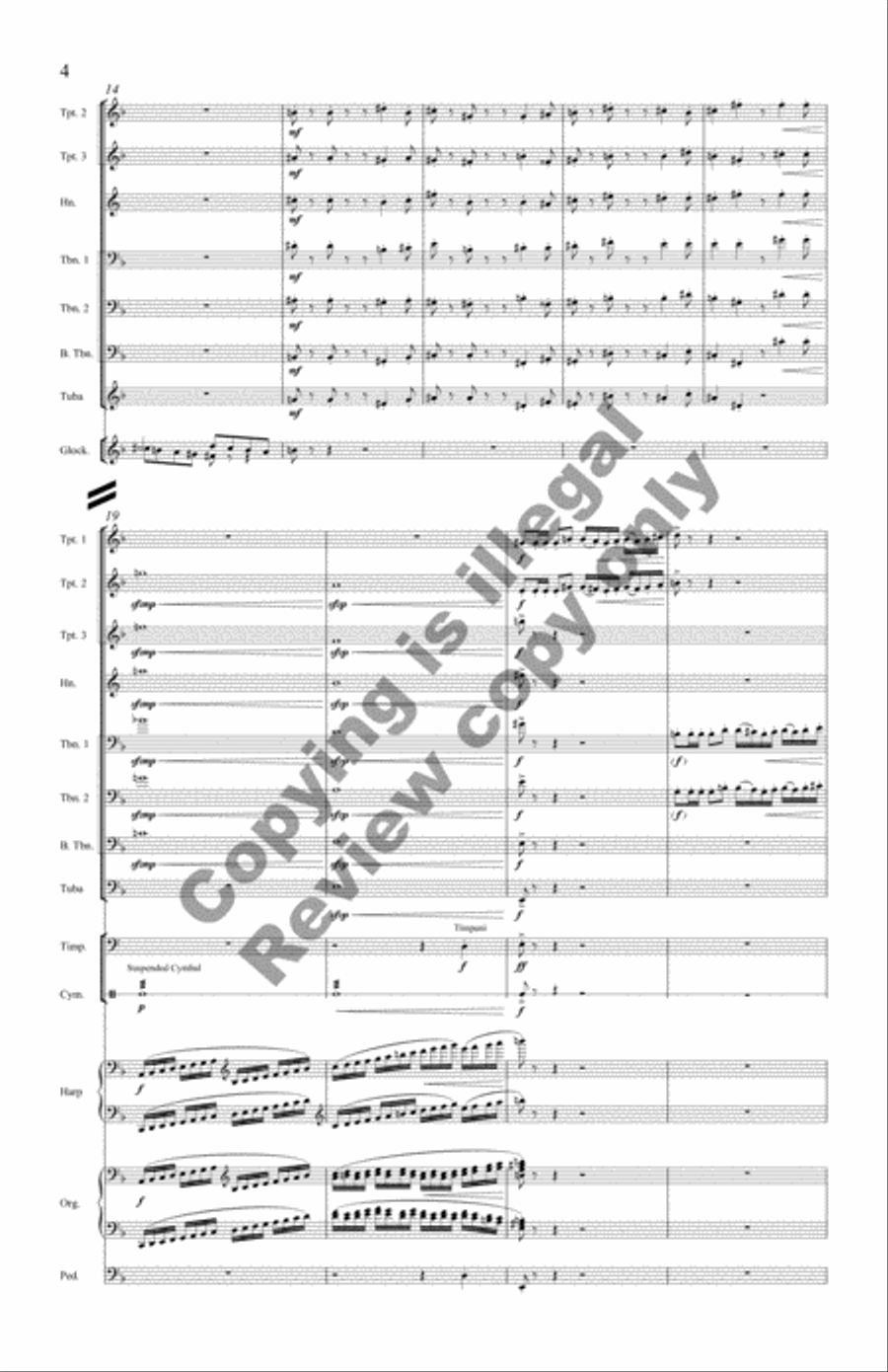 The Snow Lay On the Ground!: Nine Festive Carol Settings (Complete Compilation Full Score) Choir scores gallery preview page 15