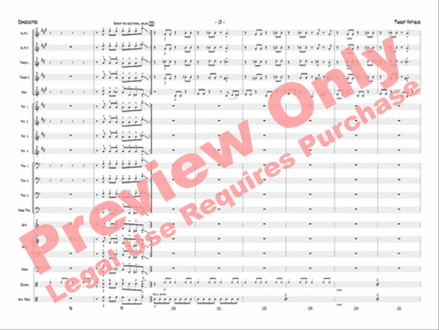 Tweet Fatigue Tweet Fatigue Jazz Ensemble scores gallery preview page 36