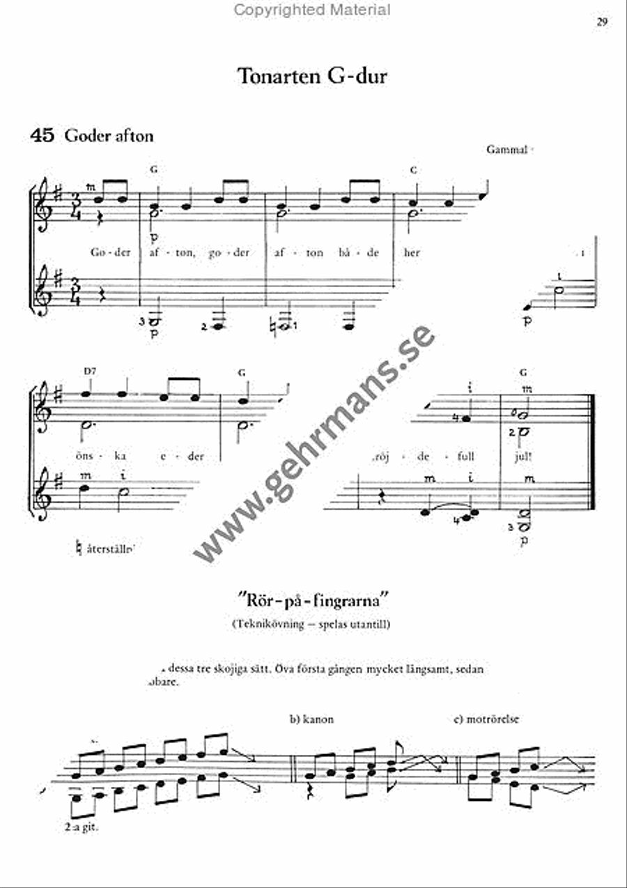 Lar dig spela gitarr 1 Guitar scores gallery preview page 15
