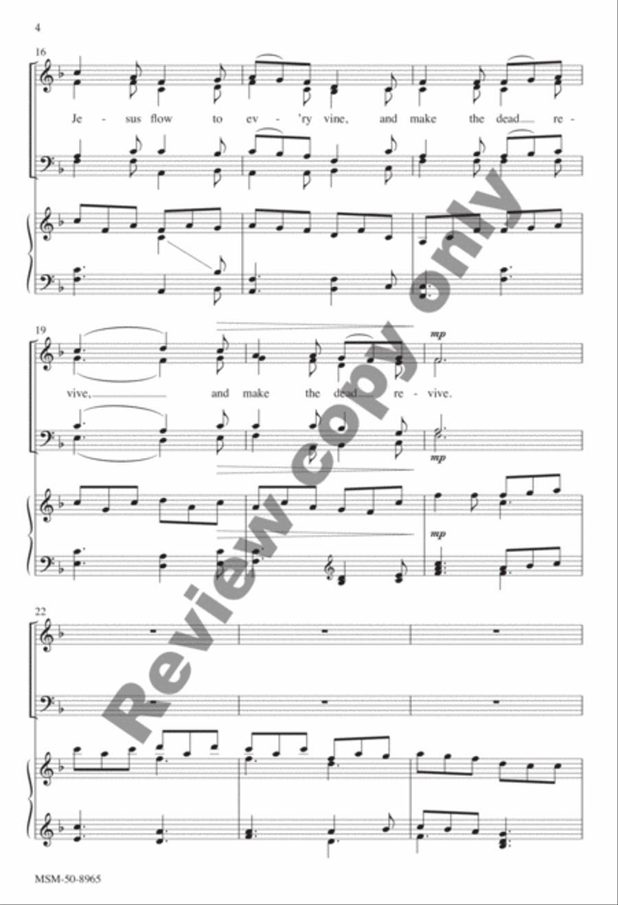 The Garden Hymn 4-Part scores gallery preview page 10