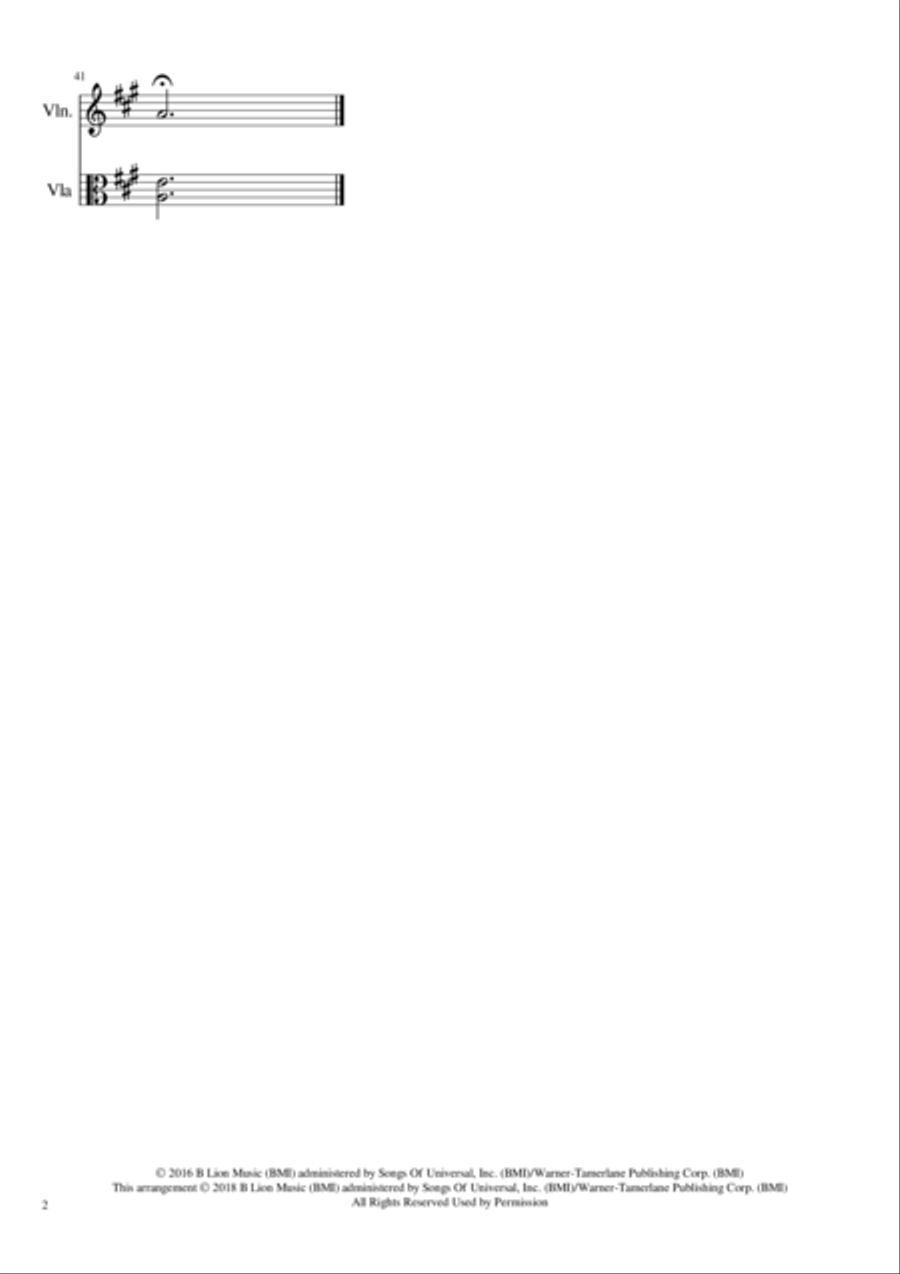 Mia & Sebastian's Theme String Duet scores gallery preview page 2