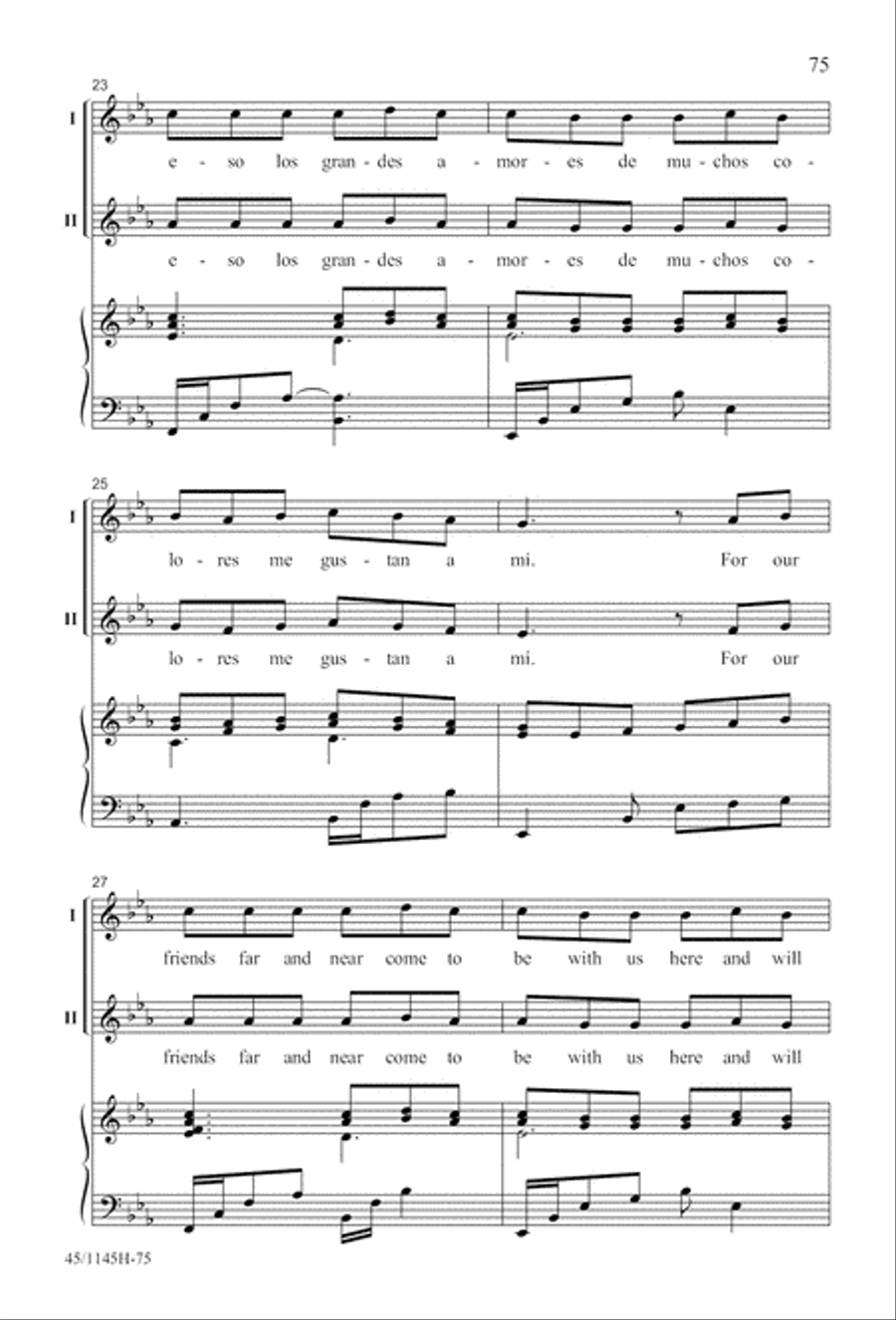 We Sing the World Around 2-Part scores gallery preview page 76
