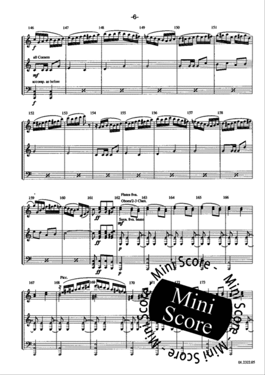 Dance of the Clowns Concert Band scores gallery preview page 38