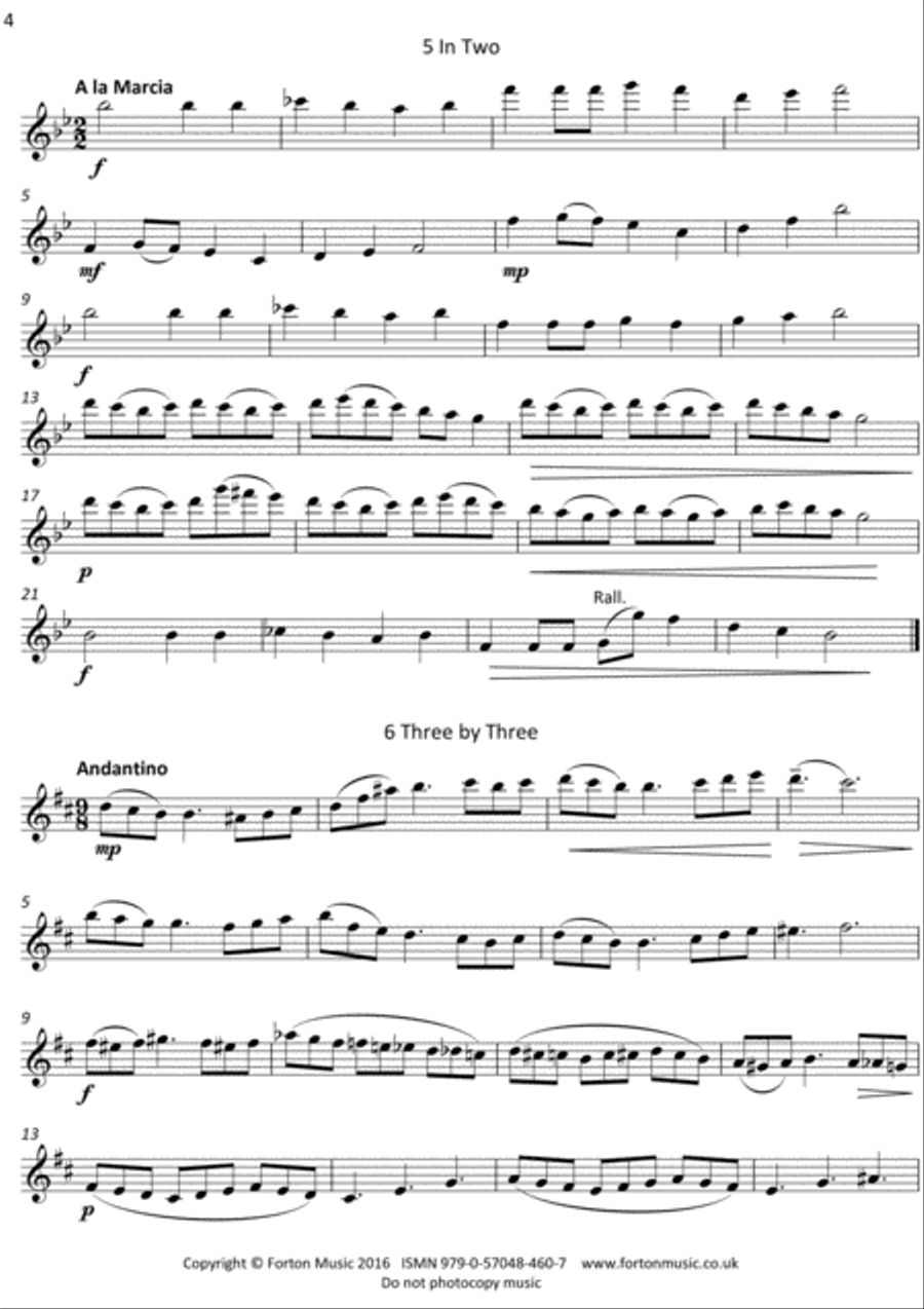 Twenty Four Five Flute scores gallery preview page 4