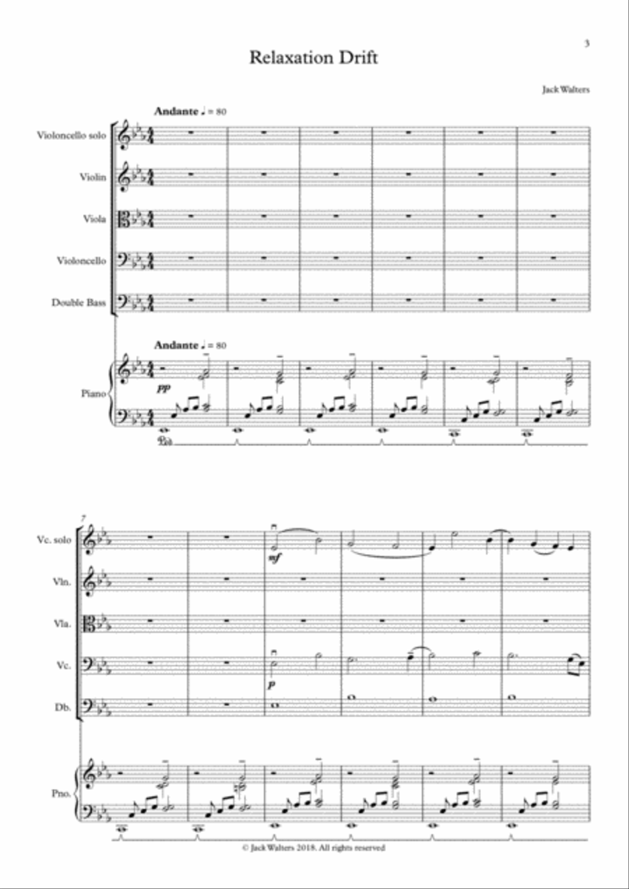 Relaxation Drift Relaxation Drift Piano Quartet scores gallery preview page 3
