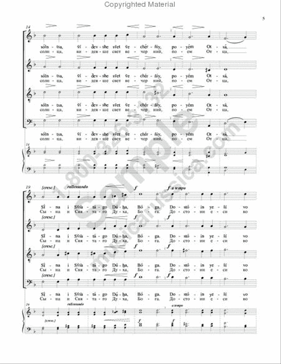 Heavenly Light Heavenly Light 4-Part scores gallery preview page 4