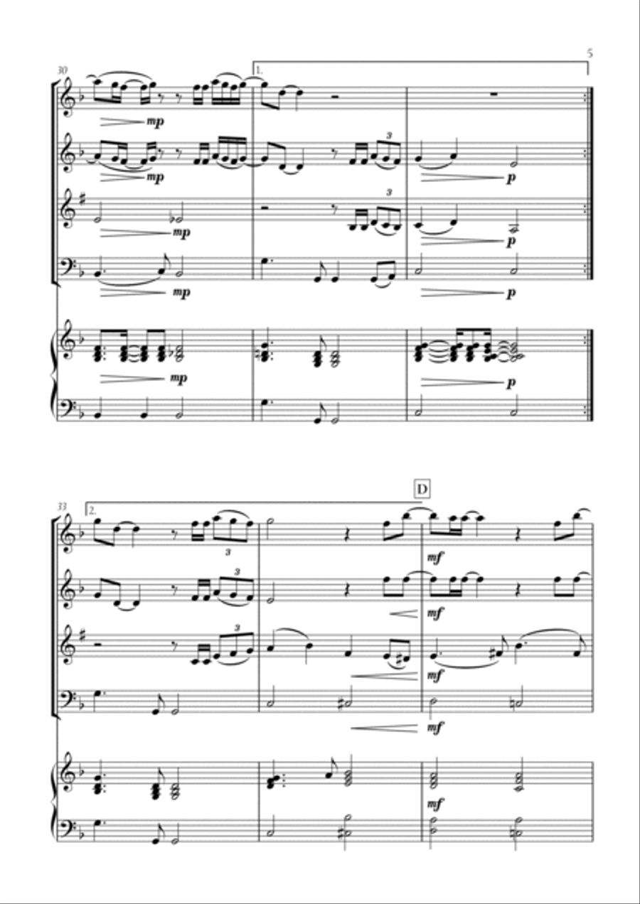 When We Were Young Bassoon scores gallery preview page 5