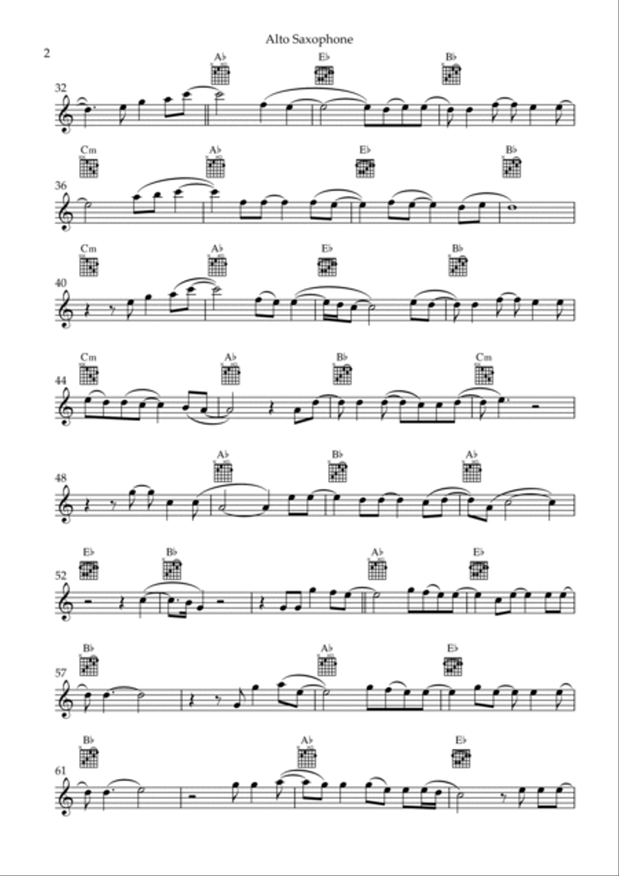 When I Get There Alto Saxophone scores gallery preview page 2