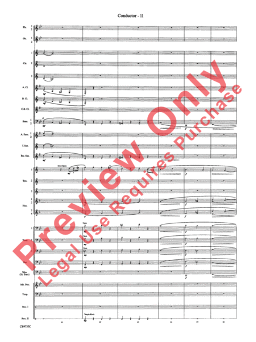 Strike Up the Band Concert Band scores gallery preview page 14