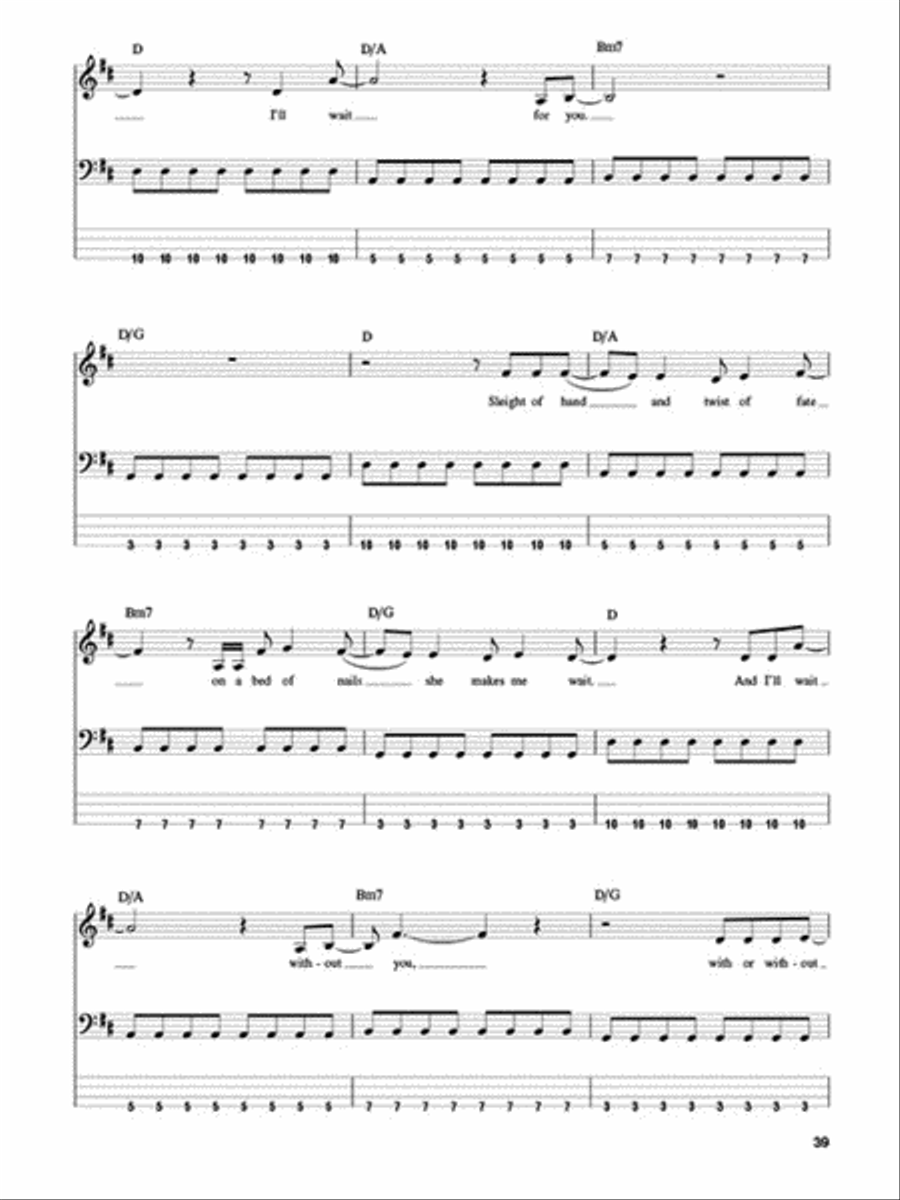 Easy Songs Electric Guitar scores gallery preview page 6