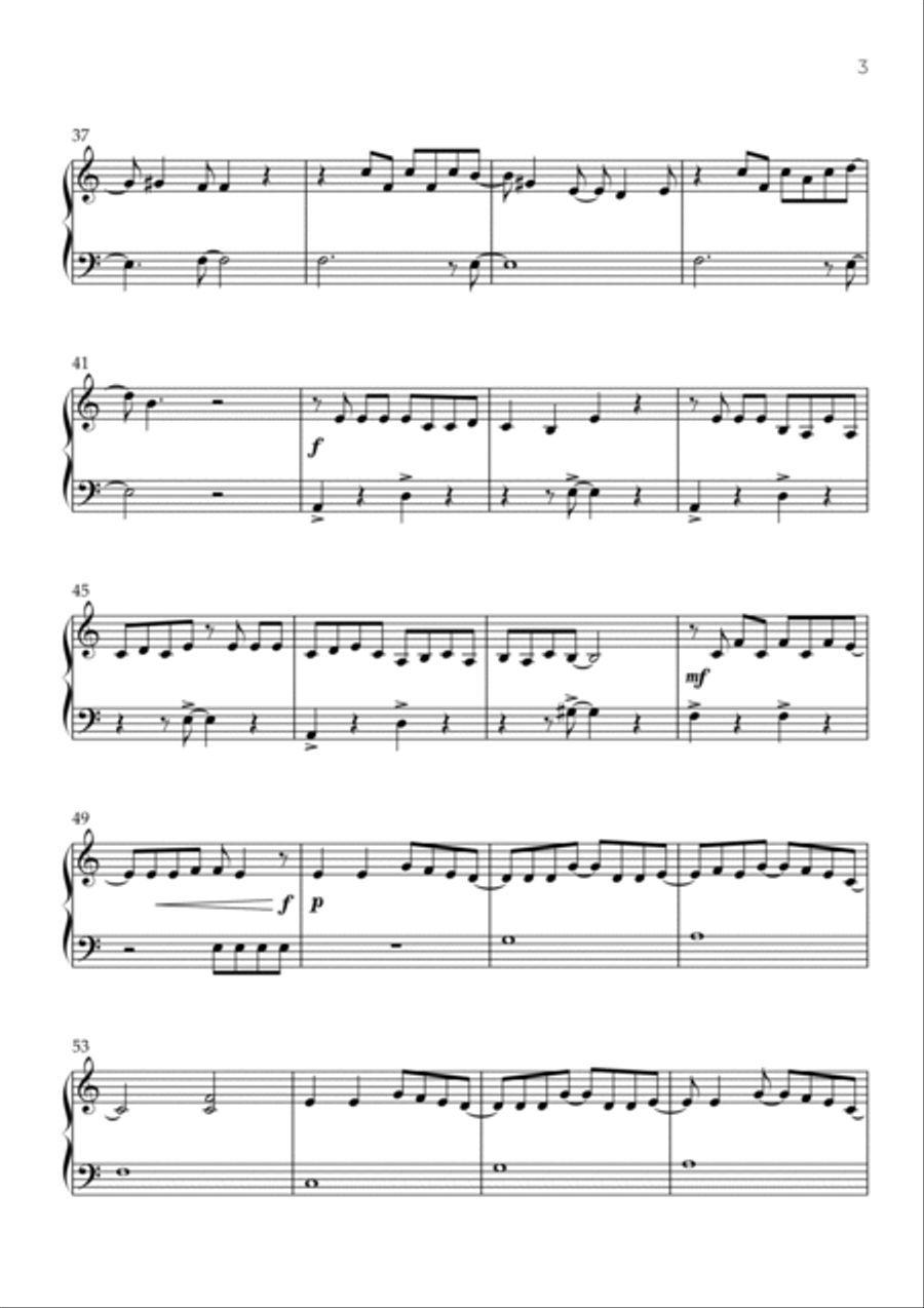 We Don't Talk About Bruno Easy Piano scores gallery preview page 3