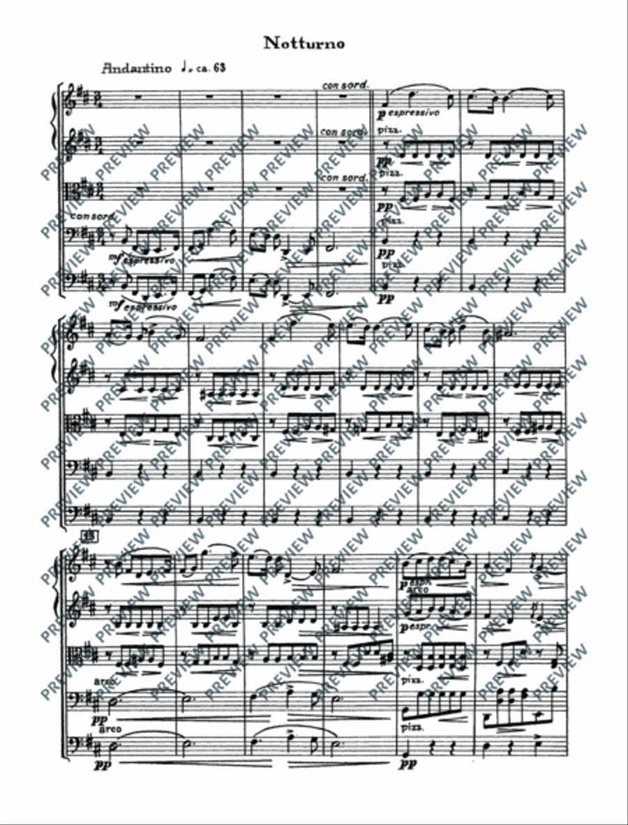 Quartet in D Quartet in D String Quartet scores gallery preview page 18