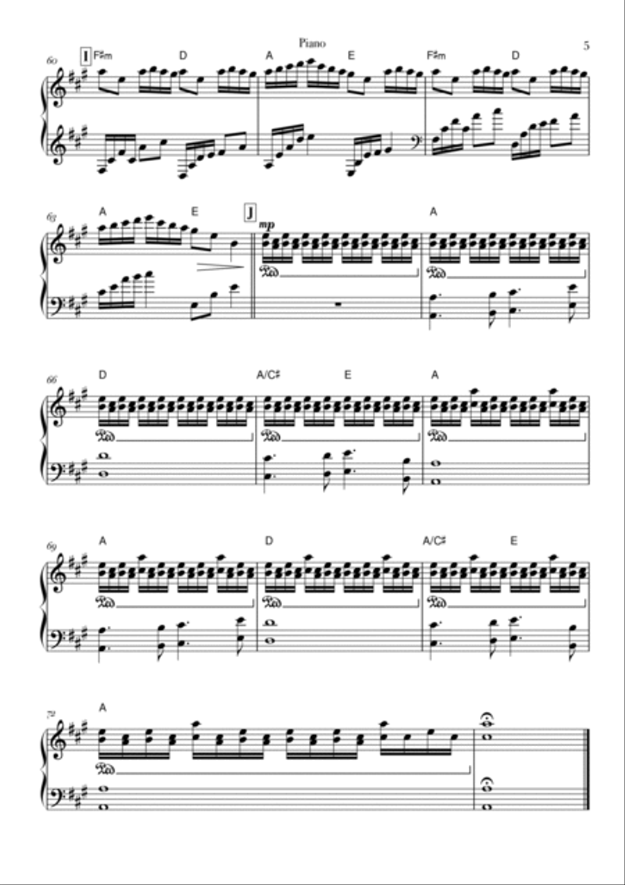 River Flows To You Ep16 Piano Quintet scores gallery preview page 5