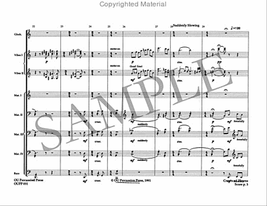Crown of Thorns Percussion Ensemble scores gallery preview page 4