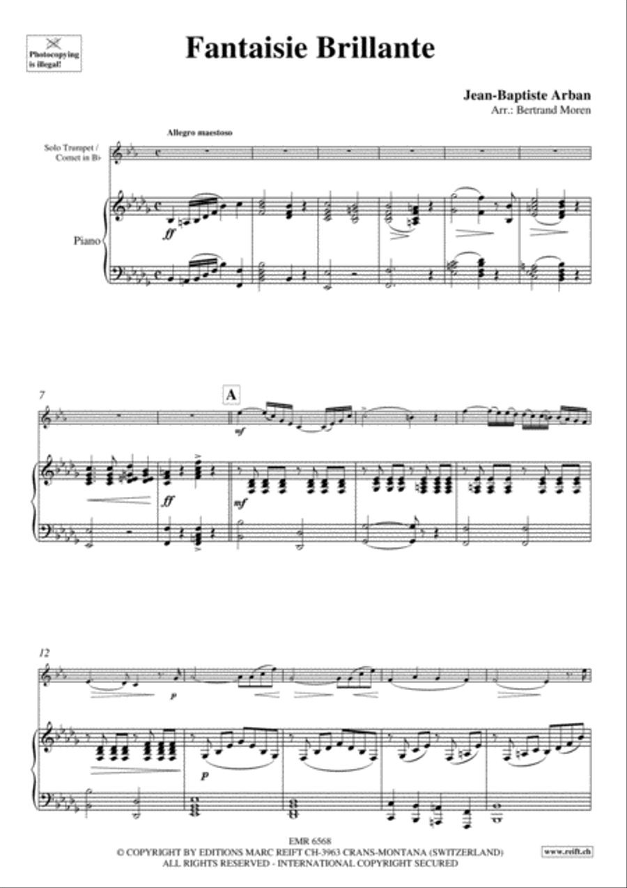 Fantaisie Brillante Cornet scores gallery preview page 3