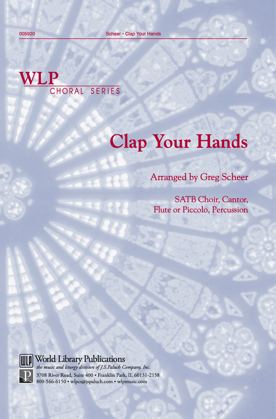 Clap Your Hands 4-Part scores gallery preview page 1