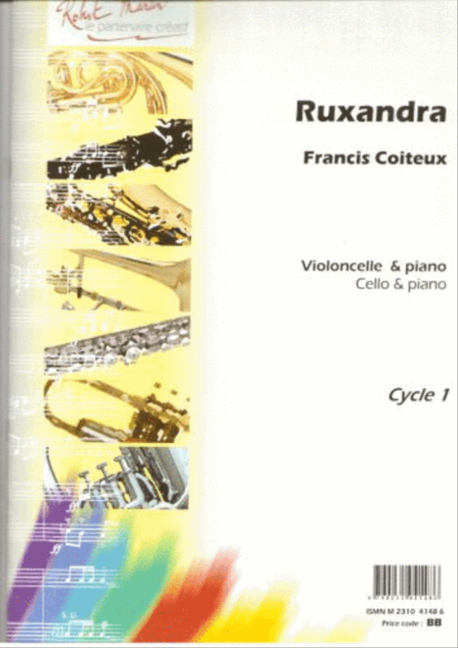 Ruxandra, pour violoncelle Piano Accompaniment scores gallery preview page 1