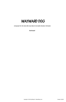 Book cover for Wayward Dog