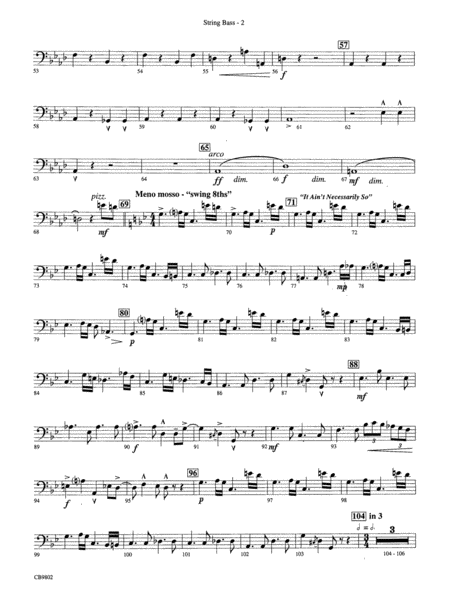 Porgy and Bess® (Medley): String Bass