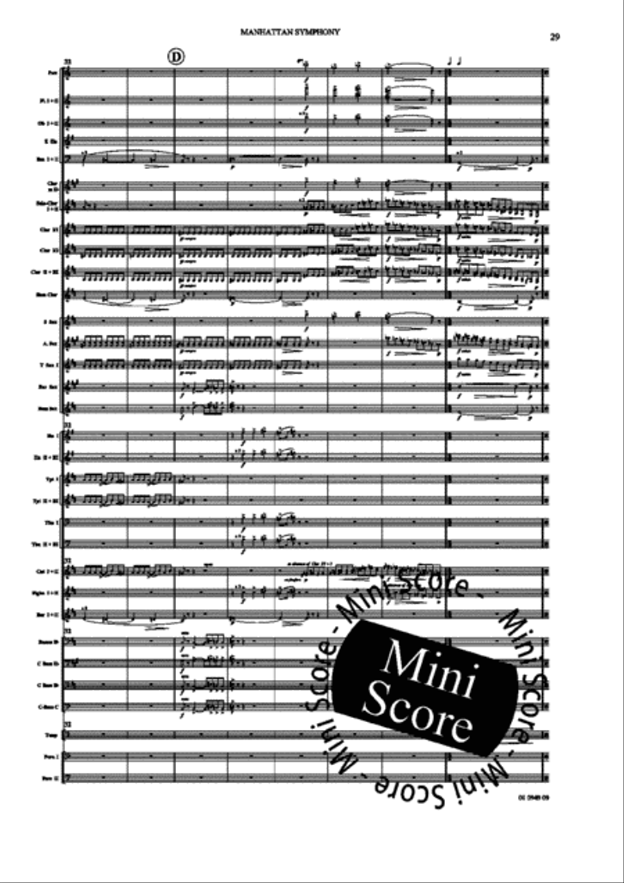 Manhattan Symphony Concert Band scores gallery preview page 33
