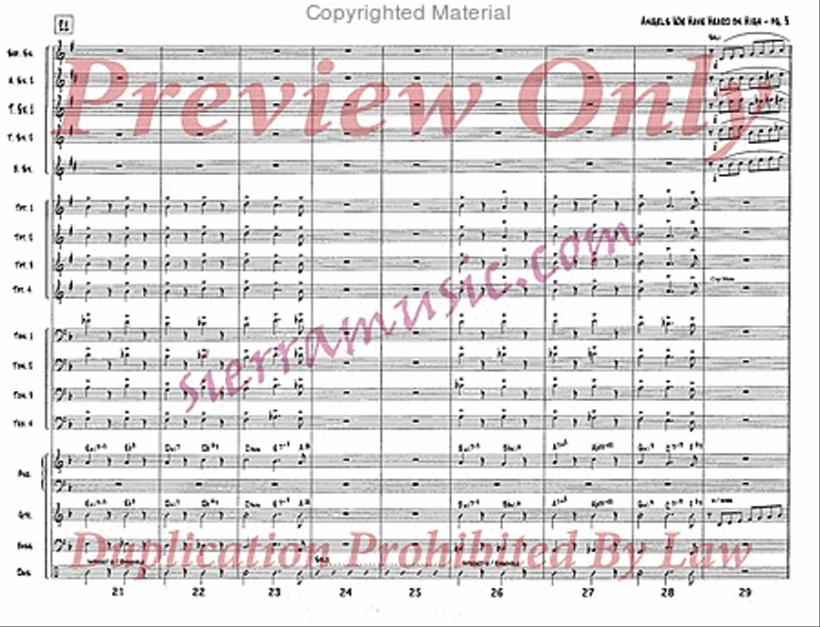 Angels We Have Heard On High Jazz Ensemble scores gallery preview page 4
