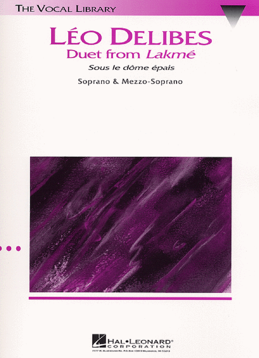 Sous le dôme épais (from Lakmé) Piano scores gallery preview page 1