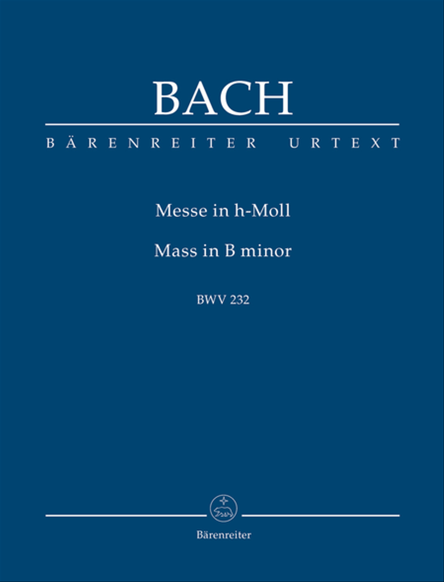 Book cover for Mass in b minor, BWV 232