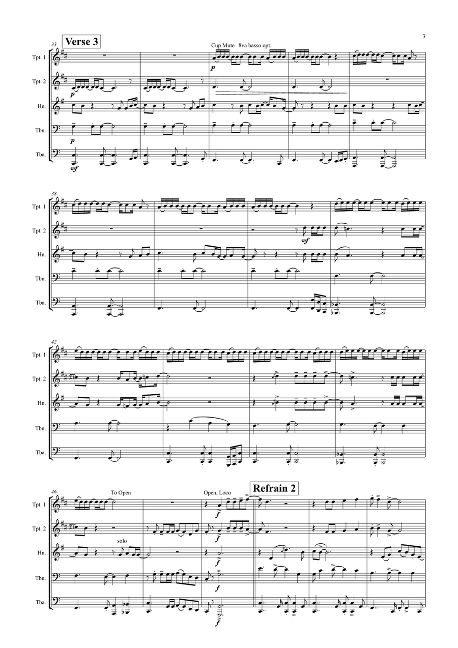 Tage Wie Diese Horn scores gallery preview page 3