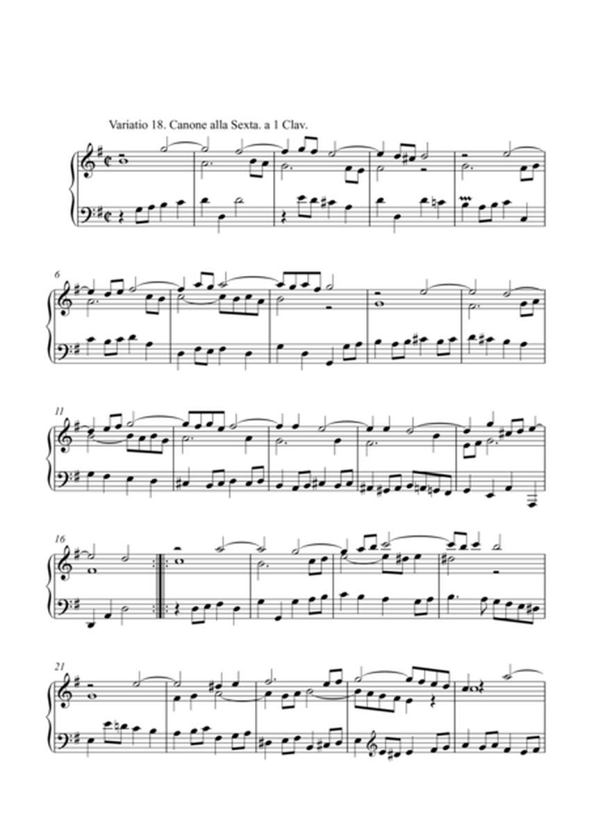 BWV 988  Goldberg Variations 18