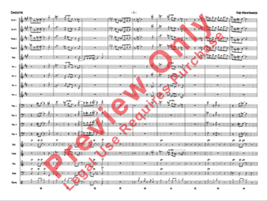 High Maintenance High Maintenance Jazz Ensemble scores gallery preview page 8
