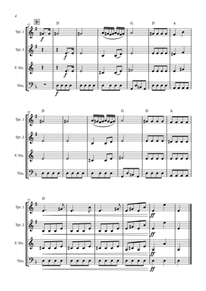 Turkish March - Brass Quartet + CHORDS image number null