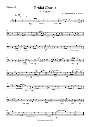 Bridal Chorus (Wagner) - Wedding March - Easy Arrangement