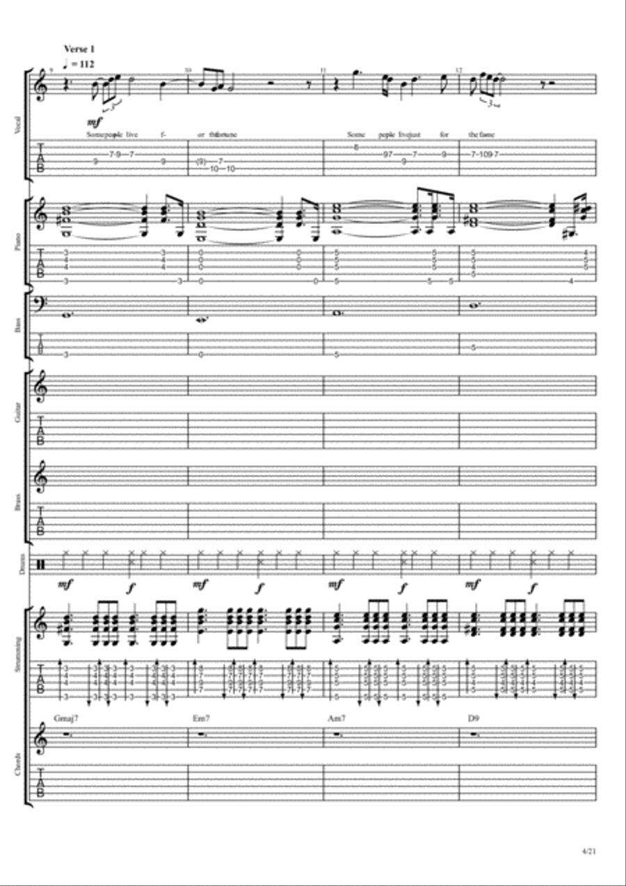 If I Ain't Got You Piano, Vocal, Guitar scores gallery preview page 4