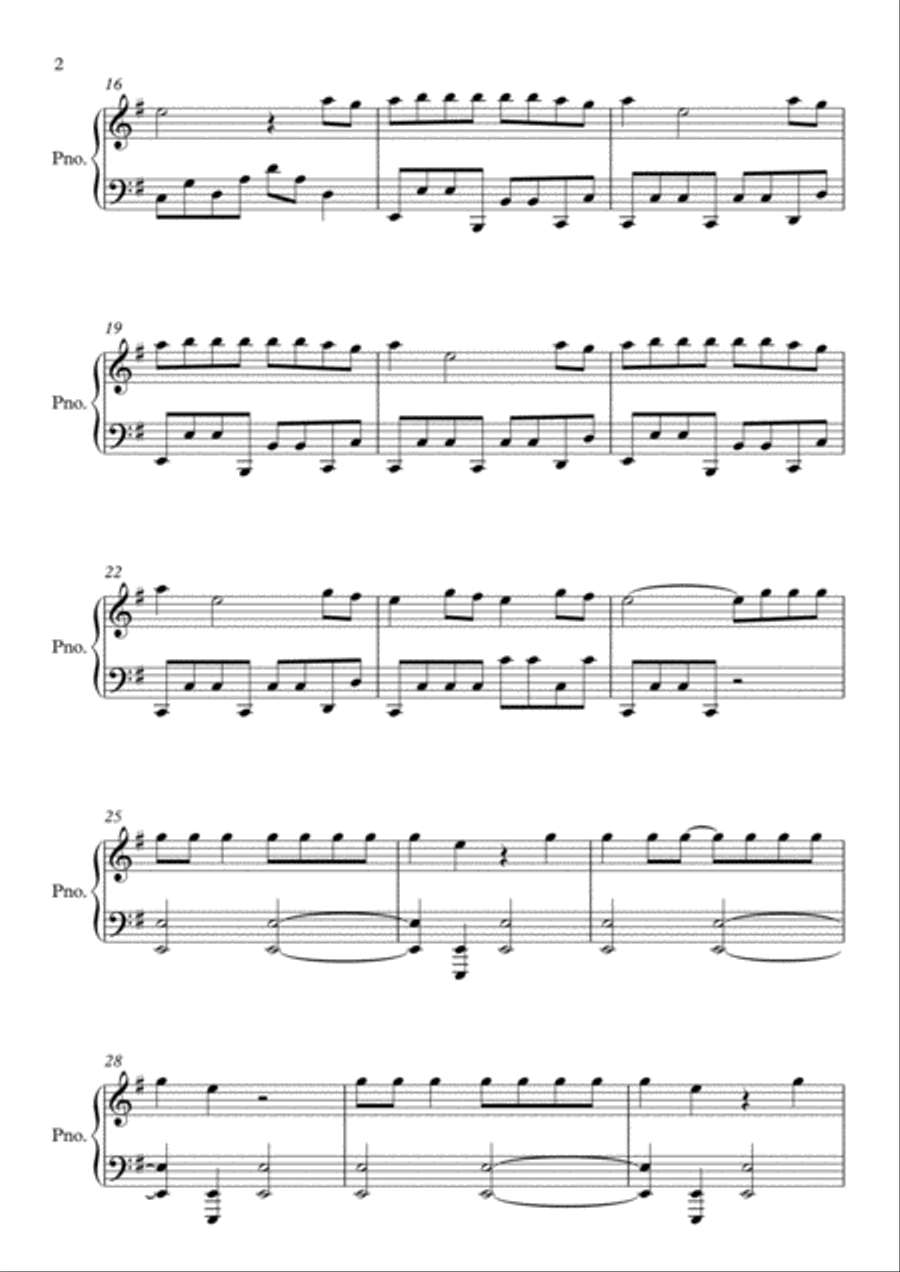 Mic Drop Mic Drop Piano Solo scores gallery preview page 2